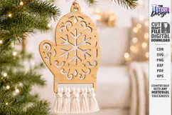 Christmas Hanger Decor Laser Cut | Boho Christmas Ornament Product Image 1