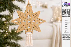 Christmas Hanger Decor Laser Cut | Boho Christmas Ornament Product Image 1