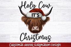 Holy Cow It&#039;s Christmas Sublimation | Country Christmas Farm Product Image 1