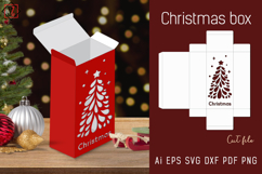 Christmas Herringbone Gift Box Product Image 1