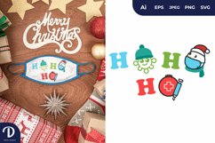 Christmas HoHoHo for Medical Mask Product Image 1