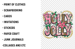 Christmas Holly Jolly Png Product Image 3