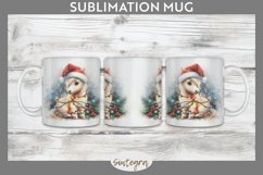 Christmas Horse Animal Entangled in Lights Mug Wrap Sublimat Product Image 1