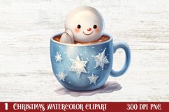 Christmas Hot Chocolate Clipart Sublimation Product Image 1
