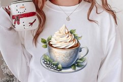 Christmas Hot Cocoa Sublimation Clipart, Christmas PNG Product Image 1