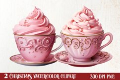 Christmas Hot Cocoa Sublimation Clipart, Christmas PNG Product Image 1
