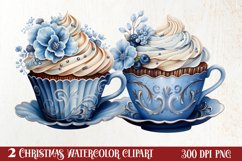 Christmas Hot Cocoa Sublimation Clipart, Christmas PNG Product Image 1