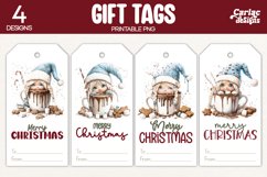 christmas hot drinks gift tags