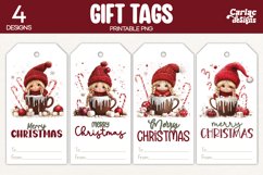 christmas hot drinks gift tags