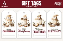 christmas hot drinks gift tags