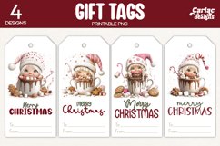 christmas hot drinks gift tags
