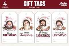 christmas hot drinks gift tags