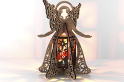 Christmas Angel Lantern - Nativity Candle Holder Design Product Image 8