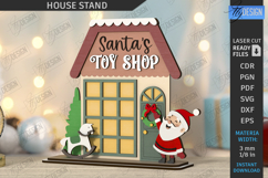 Christmas House Stand Laser Cut Bundle|Holiday Decor SVG|CNC Product Image 10