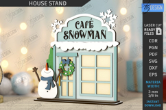 Christmas House Stand Laser Cut Bundle|Holiday Decor SVG|CNC Product Image 7