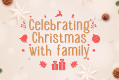 Christmas Housemate | A Natural Sans Serif Font Product Image 7