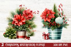 Christmas Houseplants Clipart Sublimation Product Image 1
