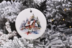 Christmas houses clipart, Christmas clipart Product Image 4