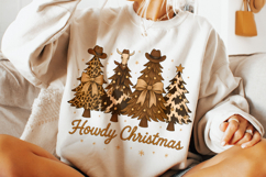 Howdy Christmas PNG, Merry Christmas PNG, Christmas Tree PNG Product Image 3