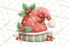 Christmas Icons Clipart PNG, Festive Holiday Clip Art Product Image 3