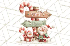 Christmas Icons Clipart PNG, Festive Holiday Clip Art Product Image 3