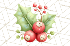 Christmas Icons Clipart PNG, Festive Holiday Clip Art Product Image 3