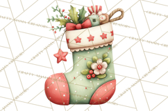 Christmas Icons Clipart PNG, Festive Holiday Clip Art Product Image 5