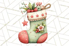 Christmas Icons Clipart PNG, Festive Holiday Clip Art Product Image 5
