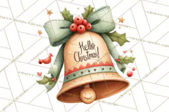 Christmas Icons Clipart PNG, Festive Holiday Clip Art Product Image 5