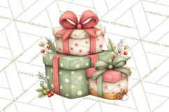 Christmas Icons Clipart PNG, Festive Holiday Clip Art Product Image 2