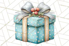 Christmas Icons Clipart PNG, Festive Holiday Clip Art Product Image 4
