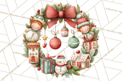 Christmas Icons Clipart PNG, Festive Holiday Clip Art Product Image 2