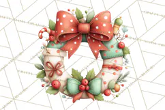 Christmas Icons Clipart PNG, Festive Holiday Clip Art Product Image 3