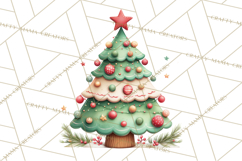 Christmas Icons Clipart PNG, Festive Holiday Clip Art Product Image 3