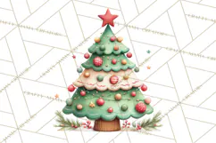 Christmas Icons Clipart PNG, Festive Holiday Clip Art Product Image 3