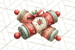 Christmas Icons Clipart PNG, Festive Holiday Clip Art Product Image 5