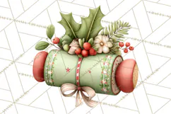 Christmas Icons Clipart PNG, Festive Holiday Clip Art Product Image 2