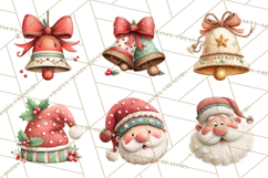Christmas Icons Clipart PNG, Festive Holiday Clip Art Product Image 3