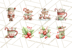 Christmas Icons Clipart PNG, Festive Holiday Clip Art Product Image 5