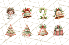 Christmas Icons Clipart PNG, Festive Holiday Clip Art Product Image 6