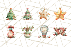 Christmas Icons Clipart PNG, Festive Holiday Clip Art Product Image 8