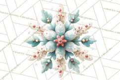 Christmas Icons Clipart PNG, Festive Holiday Clip Art Product Image 3