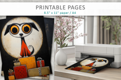 Christmas animal grunge illustrations for crafts Product Image 3