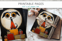Christmas animal grunge illustrations for crafts Product Image 5