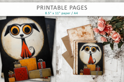 Christmas animal grunge illustrations for crafts Product Image 6