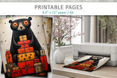 Christmas animal grunge junk journal Product Image 4