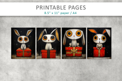 Christmas animal scrapbook and journal pages Product Image 2