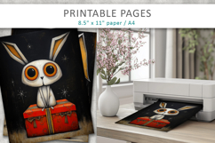 Christmas animal scrapbook and journal pages Product Image 3