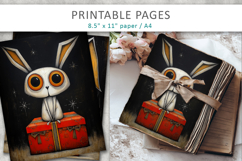 Christmas animal scrapbook and journal pages Product Image 4