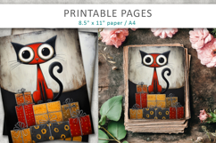 Christmas animal scrapbook, digital paper and journal pages Product Image 1